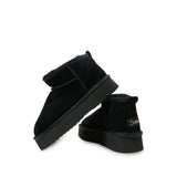 Black Ankle Boots - detail