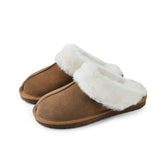 Chestnut Classic Ladies Sheepskin Slippers - detail