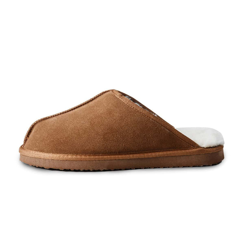 Men's Chestnut Slippers - side