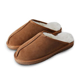 Men's Chestnut Slippers - detail