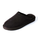 Snow Paw Coffee Classic Men's Sheepskin Slippers