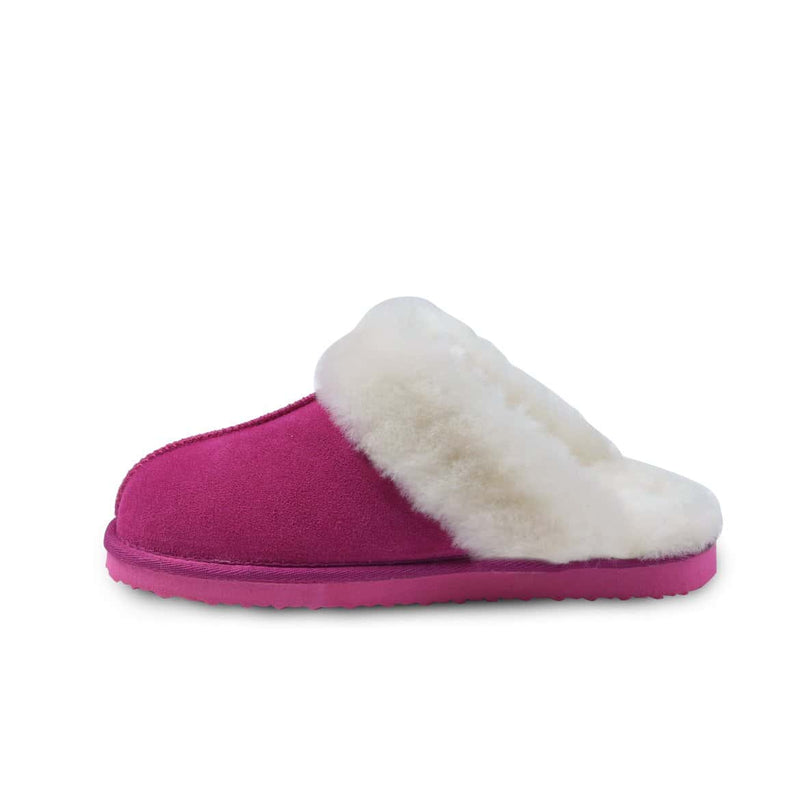 Snow Paw Rose Classic Sheepskin Slippers