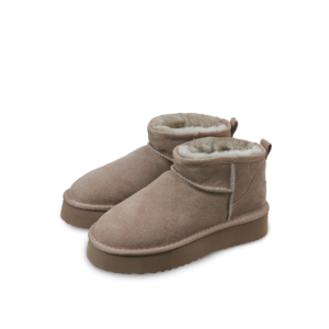 Classic Sand Sheepskin Ankle Boots
